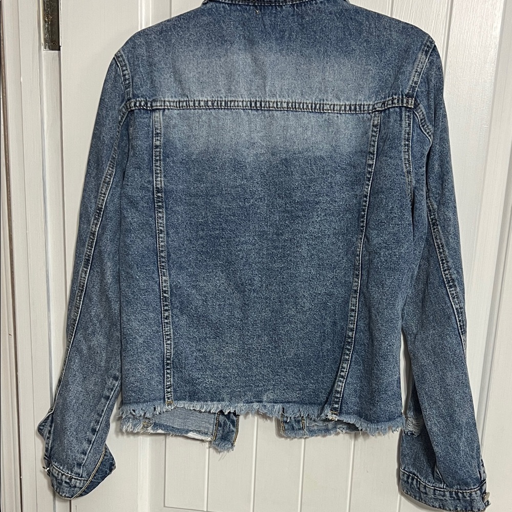 Classic Blue Denim Jean Jacket - Picture 2 of 2